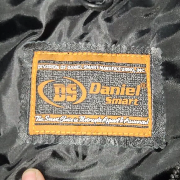 DS Daniel Smart Leather Vest Black Sz XXL - Picture 5 of 14